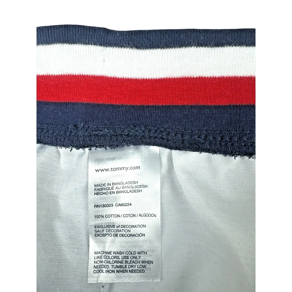 Tommy Hilfiger Boys' Navy Pull-On Shorts w/ Striped Drawstring Waistband‎ - M